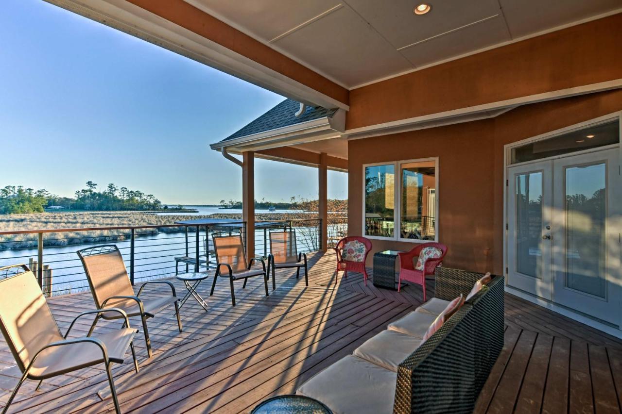 Gorgeous Ocean Springs Waterfront Home With Dock! 外观 照片